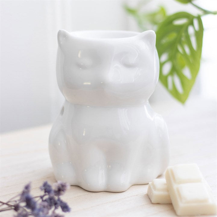 White Magic Cat Oil Aromatherapy Diffuser
