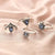 Silvery Blue Moon Bohemian Ring Set