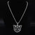 Unisex All Hail Lucipurr Necklace - Stainless Steele