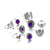 Royal Purple Promises Bohemian Ring Set