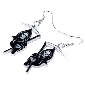 Grim Reaper Earrings