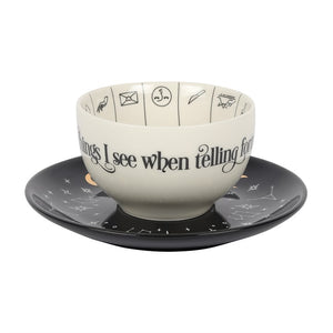 Fortune Tellers Reading Tea Leaves Teacup