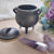 Triquetra Mini Cast Iron Cauldron with Lid - Small