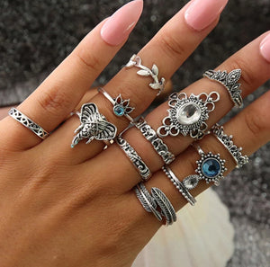 Luck & Prosperity Bohemian Ring set