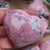 Rhodanite Heart Shaped Palm Stone