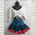 Turquoise and Pink Lolita Harajuku Tutu Skirt - Burleska