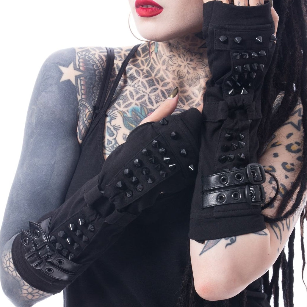 Spikes Of Love Arm Warmers - Poizen Industries