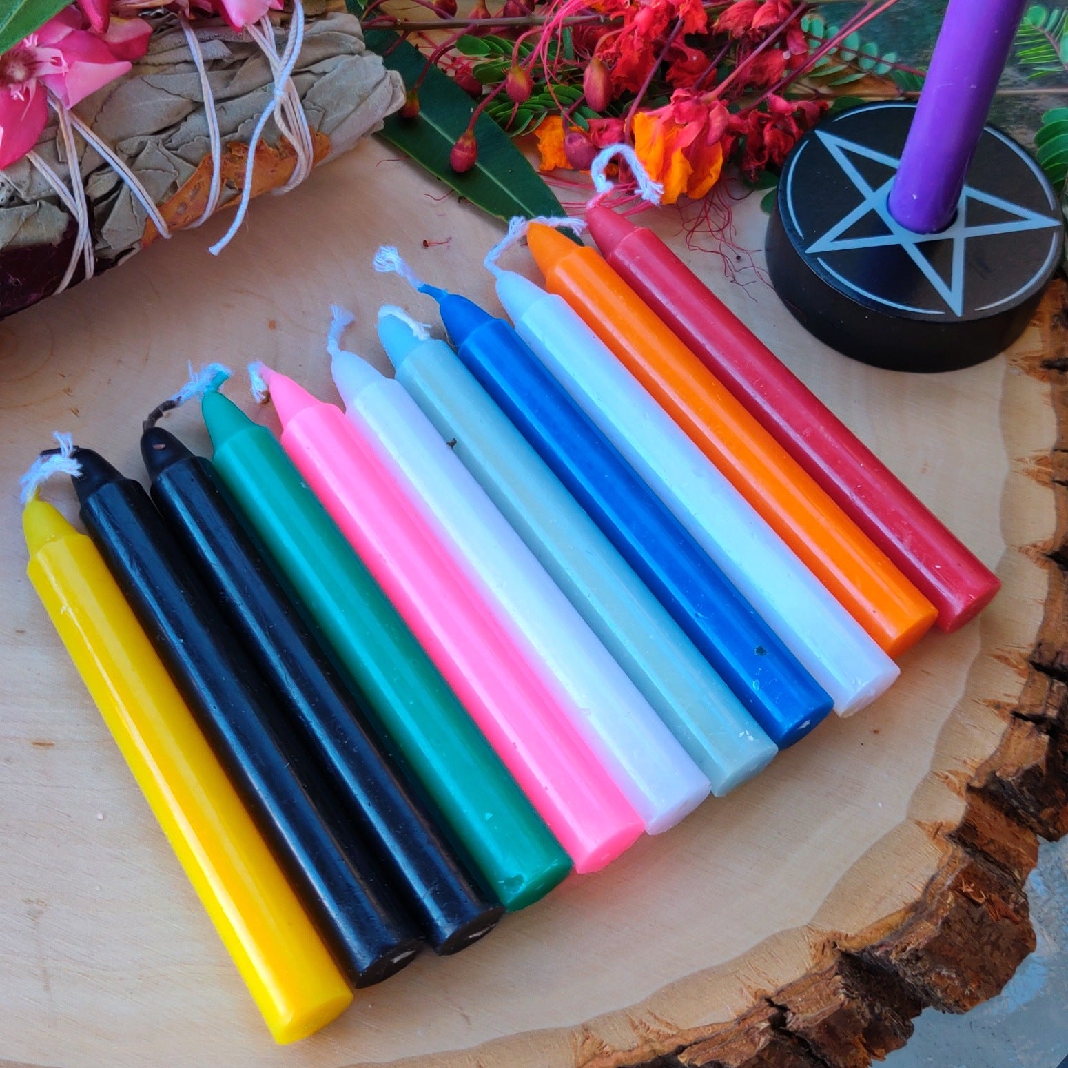 Multi-Colored Magick Spell Candles