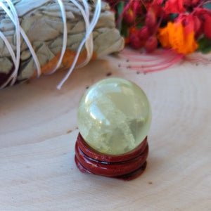 Citrine Quartz Sphere Orb