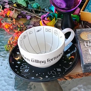 Fortune Tellers Reading Tea Leaves Teacup