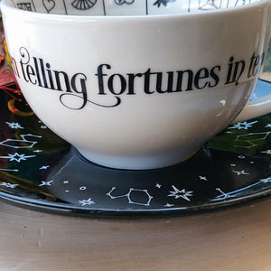 Fortune Tellers Reading Tea Leaves Teacup