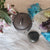 ☽🌑☾ Triple Moon Mini Cast Iron Cauldron with Lid - Small