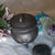 ☽🌑☾ Triple Moon Mini Cast Iron Cauldron with Lid - Small