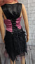 Lip Service Pink & Black Satin Corset Dress (XL) - PreLoved Apparel