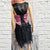 Lip Service Pink & Black Satin Corset Dress (XL) - PreLoved Apparel