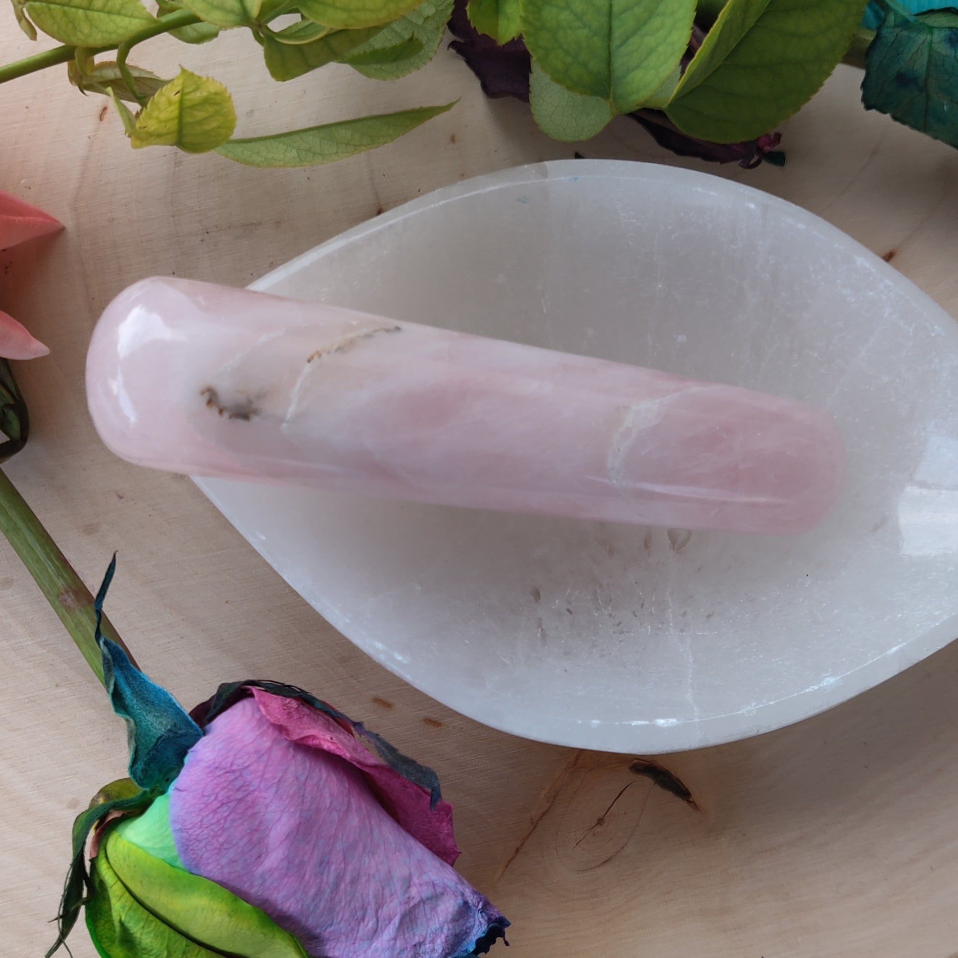 Rose Quartz Massage Reiki Wand