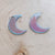 Luminescent Crescent Moon Earrings