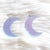 Luminescent Crescent Moon Earrings