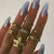 The Goddess Isis Bohemian Fashion Ring Set