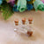 Mini Glass Bottles - 4 piece