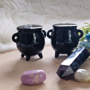 Witches Brew Cauldron Salt & Pepper Shakers