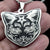 Unisex All Hail Lucipurr Necklace - Stainless Steele